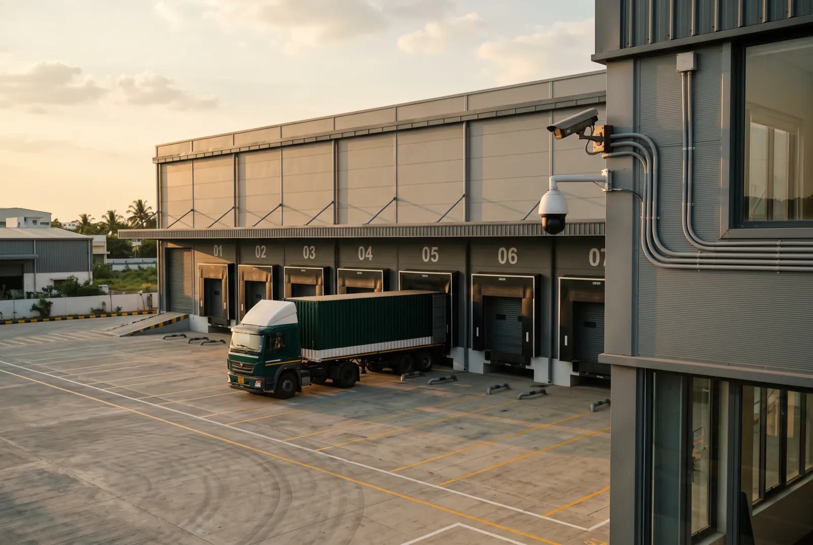 Factories & warehouses — CCTV and access control installed in Chennai by Waei Enterprise