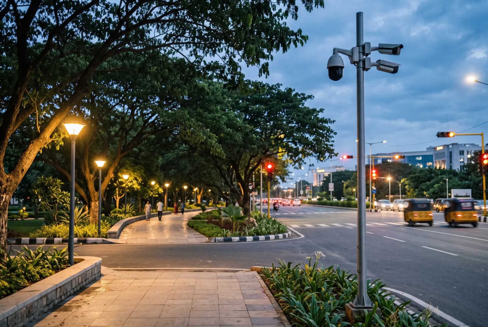 Streets & civic areas — CCTV and access control installed in Chennai by Waei Enterprise
