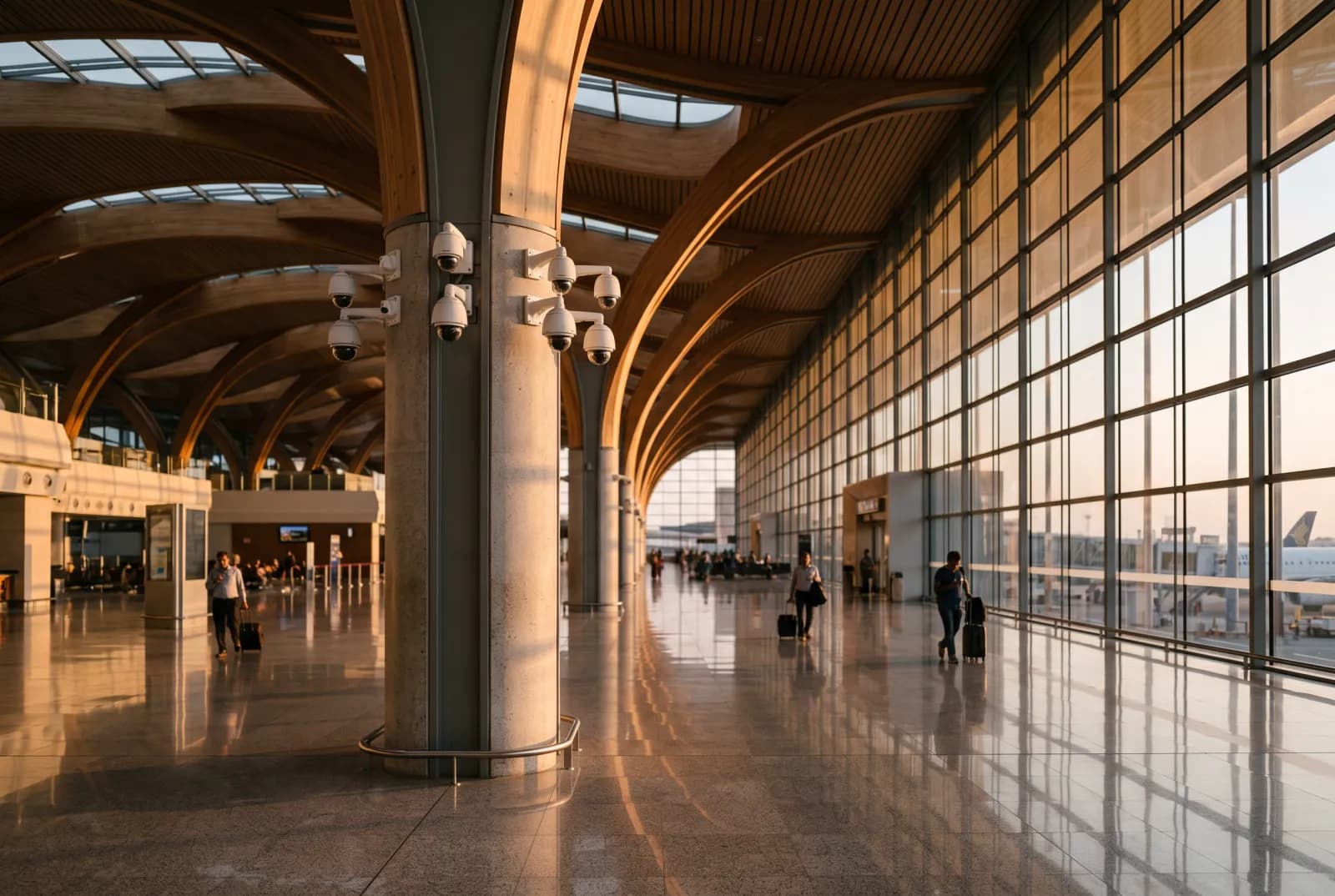 Airports & stations — CCTV and access control installed in Chennai by Waei Enterprise