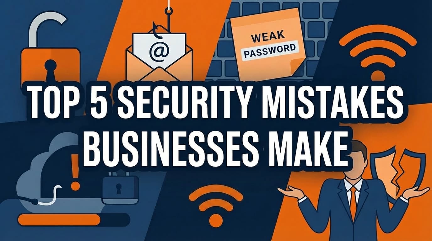 Top 5 Security Mistakes Businesses Make (And How to Avoid Them)
