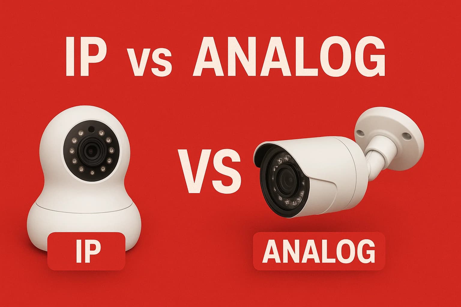 IP Camera vs Analog Camera: Which is Better for Your Security Needs?