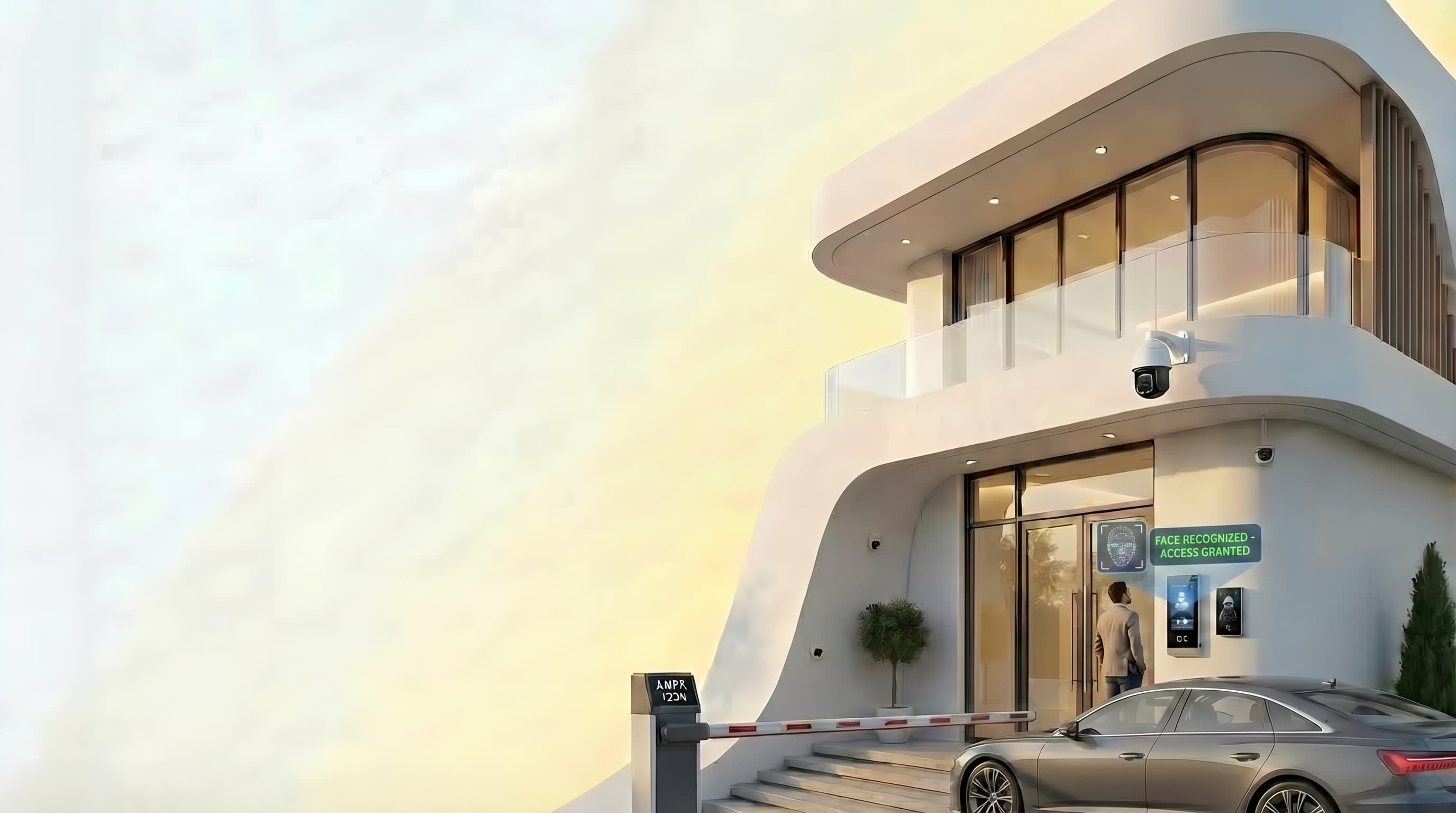 Smart Building Security System with CCTV, Access Control and ANPR